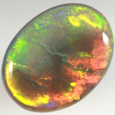SOLID SEMI BLACK OPAL Bright neon Broad rolling flash